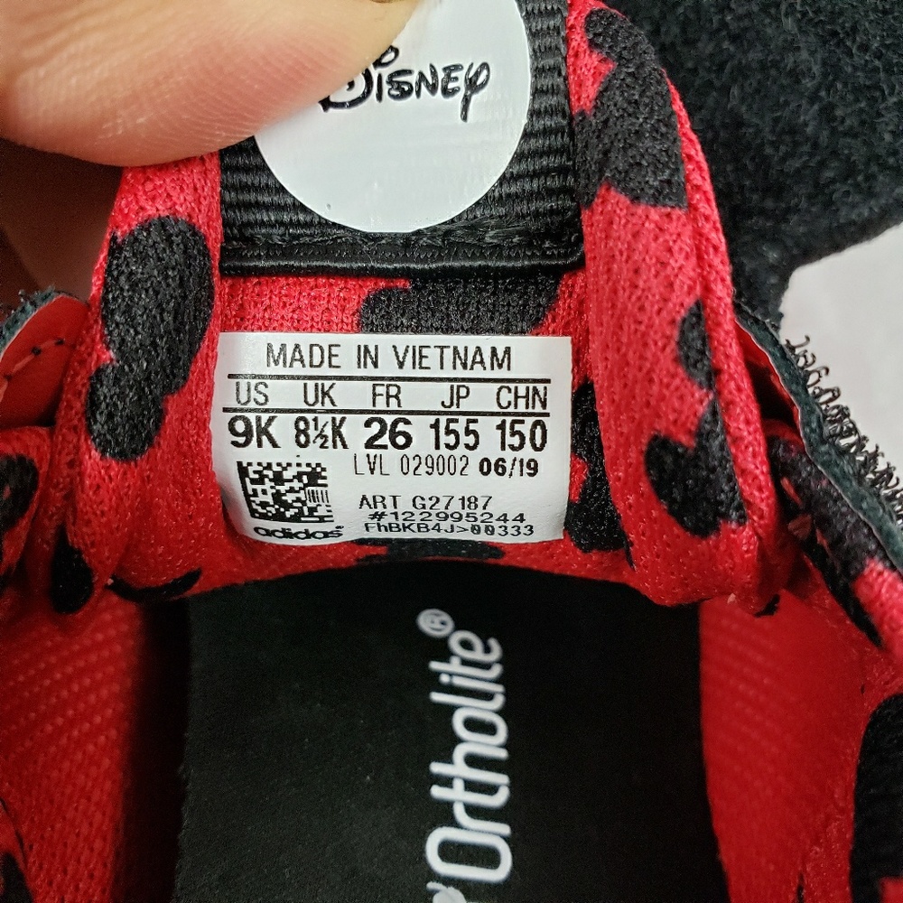 Adidas x Disney Size 9K Mickey (Toddler shoes New - Picture 6 of 8